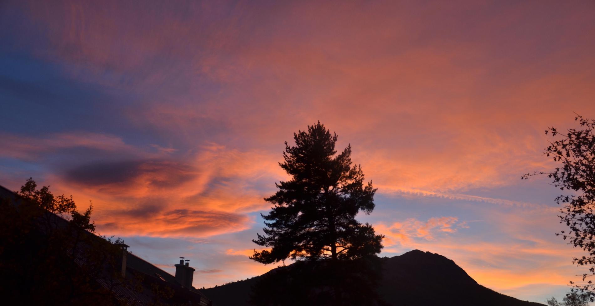 Les Alberts couché de soleil